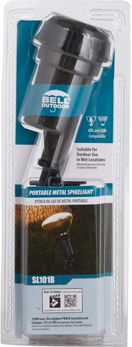 Hubbell-Bell SL101B Tragbare Spike Light Par 38 Birne 75-150 Watt, Bronze - Bild 4 von 4