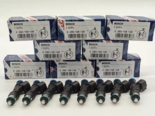 8PCS Original OEM 0280158138 BOSCH Fuel Injectors for 2007-2009 Ford F-150 5.4L