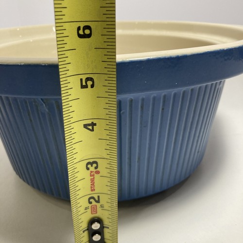 Original Crock Pot Rival 3355 - 5 qt Quart Replacement Ceramic Bowl Light Blue - Picture 4 of 4