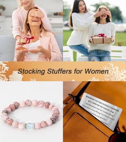 Best Sobriety Gifts for Women Sober Gifts Sobriety Bracelet with Wallet Cards, G - Imagen 2 de 7