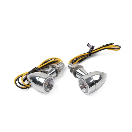 Mini intermitente de luz de giro para motocicleta para bobber café racer - Imagen 4 de 12
