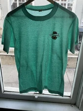 Vintage Paper Thin Screen Stars Rainbow Casino Tshirt Single Stitch SZ M Fits S