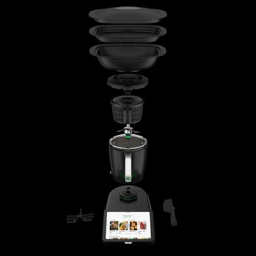 VORWERK NEW BIMBY TM7 NUOVO NERO GARANZIA 2 ANNI ULTIMO MODELLO TM 7 CON TRITAT - Foto 5 di 7