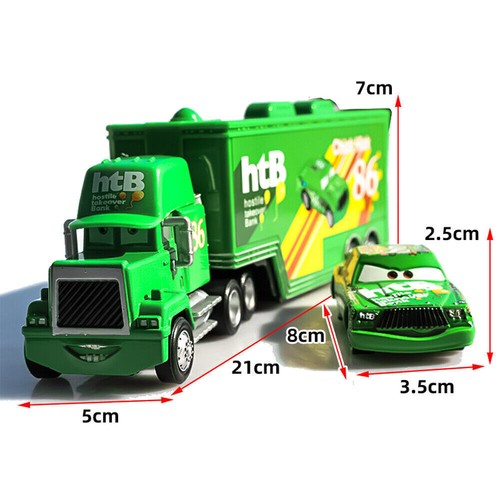 Disney Pixar Cars Lightning McQueen Mack Hauler Truck & Car Set Model Gift Toys - Picture 263 of 272