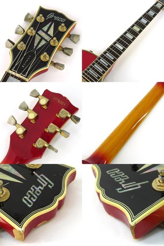 (Greco) Used EG1000R MIJ Vintage Lawsuit Les Paul Custom Cherry Sunburst 3.9kg - Picture 15 of 24