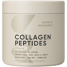 Collagen Peptides 3.9oz 10srv Unflavored Hydrolyzed Skin Joints Nails