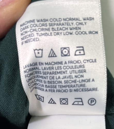 Lands End Gr. 1X seitliches Binden Damen Top mit kurzen Ärmeln jägergrün - Bild 6 von 6