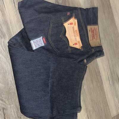 Vintage 1993 Deadstock Levi's 501 Shrink To Fit Raw Denim Size 35