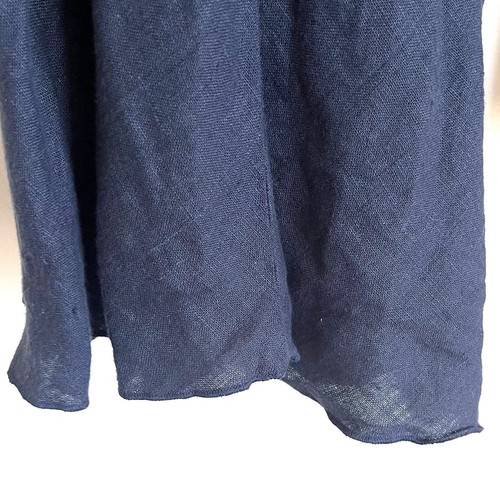 Whimsigoth Fairy Grunge Boho Babydoll Maxi Dress Size M Tall Navy Vamp Ren Fair - Picture 6 of 11