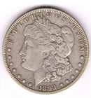 1893 O Morgan Dollar VF+++ in Grade No Problems Semi Key Date Close To A Full XF