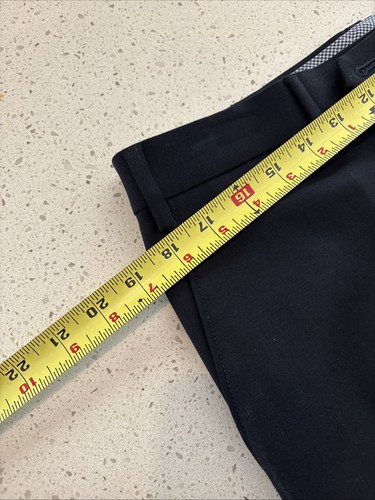 Chaps Ralph Lauren Dress Pants 36x34 Black Trousers Classic Fit NEW Wool/poly - Picture 7 of 8