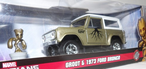Jada Marvel Guardians of the Galaxy ~ GROOT & 1973 FORD BRONCO ~ 1:32 Diecast - Picture 8 of 11