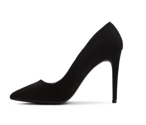 Call It Spring Black Suede Pumps - Picture 3 of 5