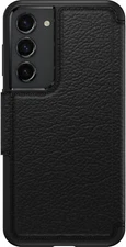 OtterBox Galaxy S23+ Strada Case , Card Holder, Genuine Leather -Black