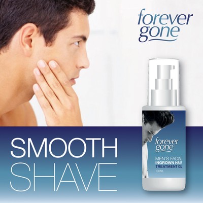 Forever Gone Men Facial Ingrown Hair Treatment Oil Stops Razor