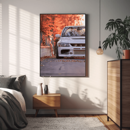 Mitsubishi Evo 8 Art Print #004: Stunning High Resolution Automotive Wall Decor - Picture 5 of 12