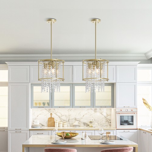 Farmhouse Chandelier Dining Room Light Pendant Light for Kitchen Island Modern - Picture 10 of 14