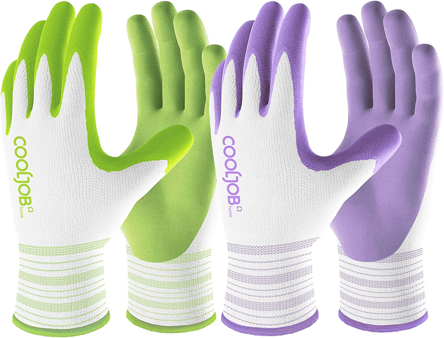 6 Pairs Gardening Gloves for Women Ladies Breathable Rubber Coated Yard Garden