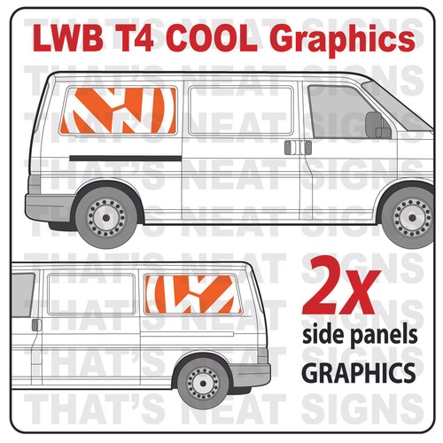 Super coole Grafik für Transporter Wohnmobil - Seitenwand Aufkleber - LWB T4 - Bild 7 von 22