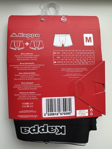 Kappa Boxershorts 2er Pack - Schwarz , M - Bild 2 von 2