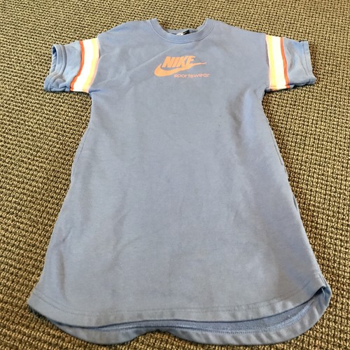 Nike Sportswear Girls Heritage Short-Sleeve Dress Size Small - Picture 2 of 6