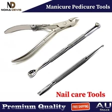 Manicure Pedicure Nail Gouges Pusher Remover & Cuticle Nipper Clipper Cutter NEW