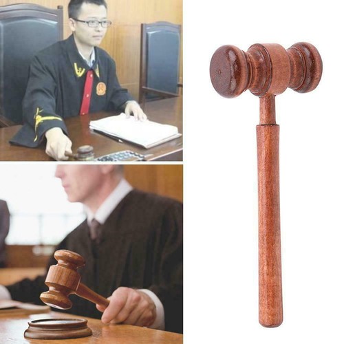 1PC Crafted Court Hammer Gavel Handmade Wooden Auction Lawyer Judge Hammer Nice - Picture 10 of 11