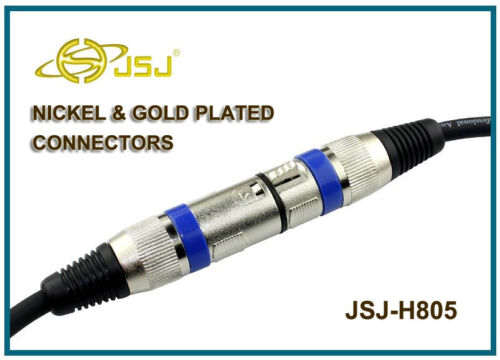 Genuine JSJ Cannon XLR Audio Cable Male to Female M/F For Microphone Mixer OZ AU - Picture 3 of 6