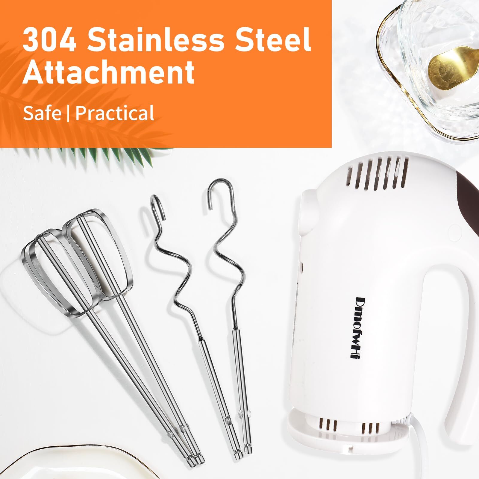 Hand Mixer ,5Speed Mixer Handheld with 4 Stainless Steel Accessories