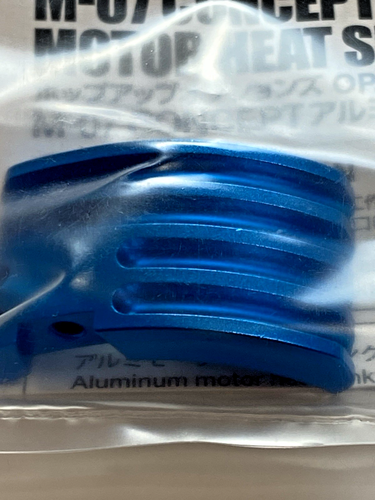 Tamiya 54759 M07 Concept Aluminium Motor Heat Sink Hop Up Options NIP - Picture 4 of 7