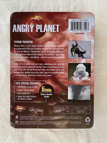 ANGRY PLANET ~ 5 DVDs IN COLLECTOR'S TIN ~ NEW ~SEALED ~FAST SHIPPING - Picture 2 of 9