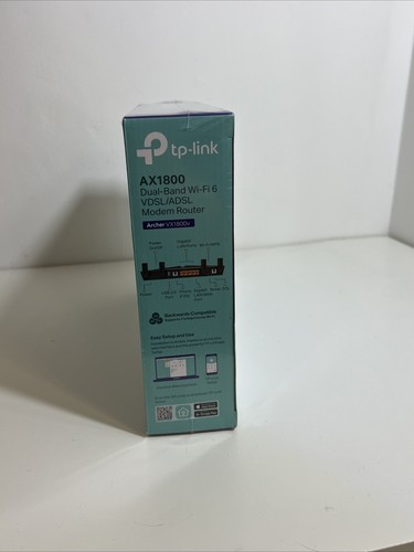 TP-LINK AX1800 Dual Band Wi-Fi 6 VDSL2/ADSL Modem Router - (Archer VX1800V) - Picture 4 of 4