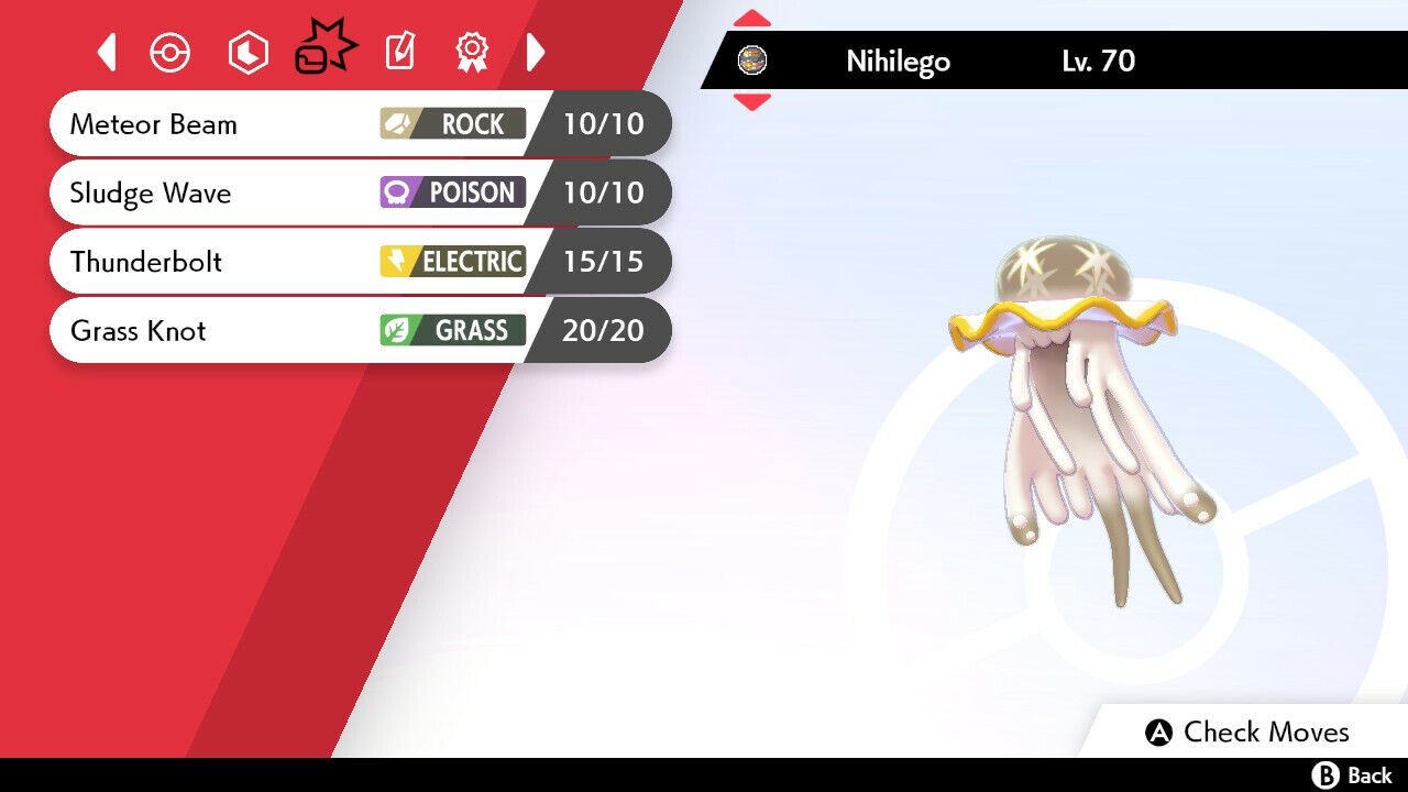 🌟Nihilego Shiny Best Stats Pokemon Sword and Shield Home 🌟