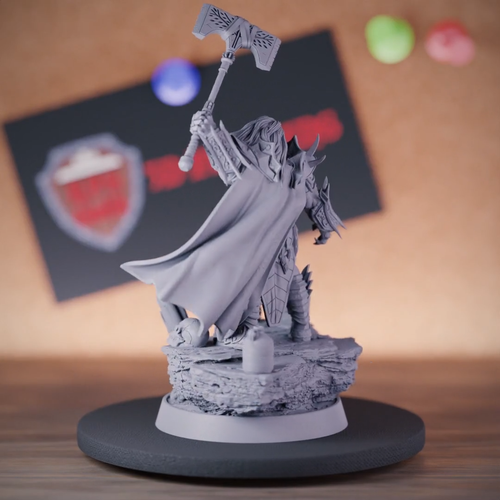 Vampire Boss Miniature Curse of Strahd Dungeons and Dragons Mini DnD 5e TTRPG - Video 1 of 1