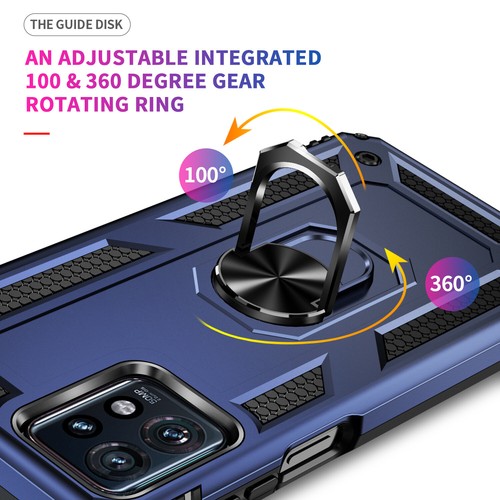Funda con anillo con soporte magnético para Motorola Edge Plus 5G 2023 cubierta con soporte de metal - Imagen 18 de 27