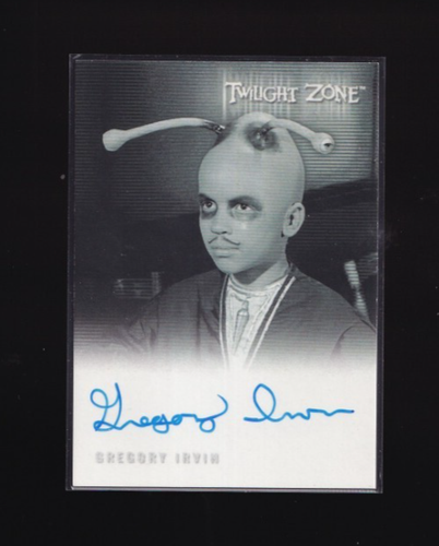 Twilight Zone Archives 2020 Autograph Card A-175 Gregory Irvin - Picture 1 of 2