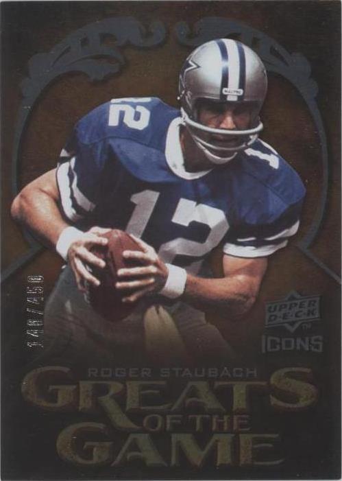 2009 Upper Deck Icons Roger Staubach #GG-RS - 1 of 2