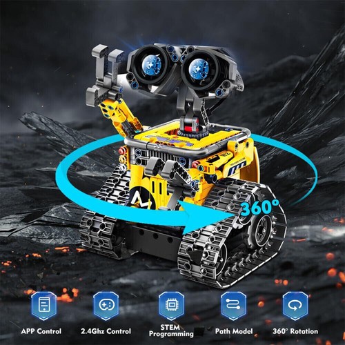 Robot tecnico telecomandato per bambini 520pz 3in1 RC giocattolo da costruzione dinosauro - Foto 8 di 19