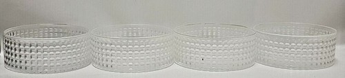 Kaj Franck Clear Ruuturitari Bowls Original Box Nuutajärvi Finland Arabia - Picture 3 of 3