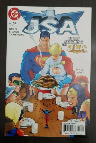 Run Of 4 2003-04 DC JSA Comics #52-55 Bagged And Boarded - Picture 6 of 9