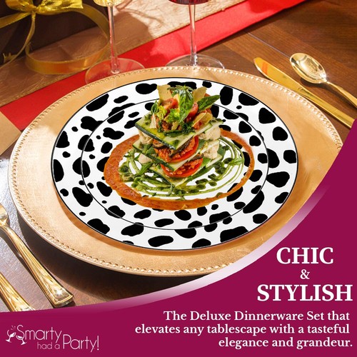 Disposable Plastic Dinnerware Wedding Party Package Animal Design Plates Set - Picture 13 of 13