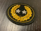 Civil War Union Officer MAJOR GENERAL Embroidered SMALL Kepi Insignia - NEW