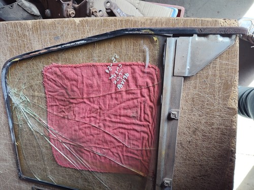 Original 1955-59 Chevy GMC Truck Pair Door Windows w/ Glass & Frame - Picture 11 of 17