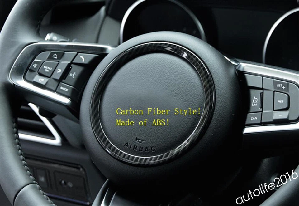 Accessories Glass Lift Button / AC Trim For Jaguar E-pace 2018-2025 Carbon Fiber - Image 3 of 4