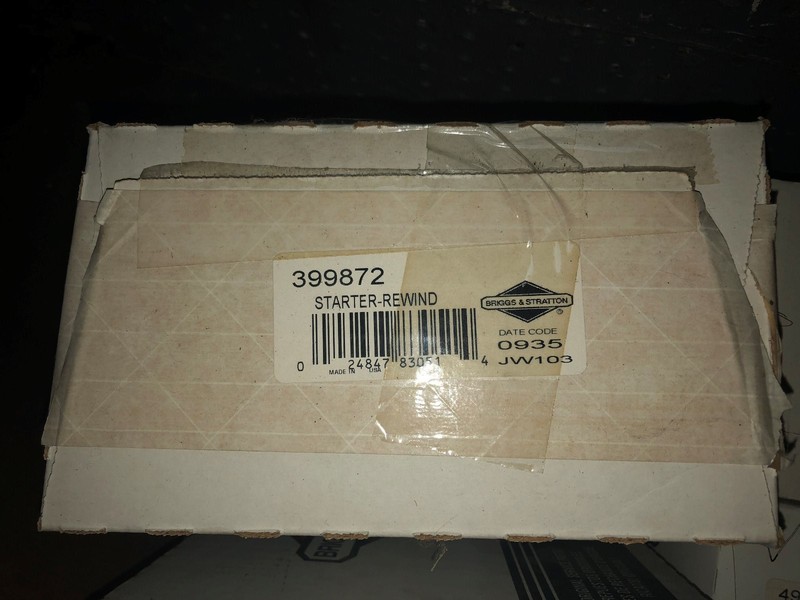 New genuine Briggs & Stratton starter #399872