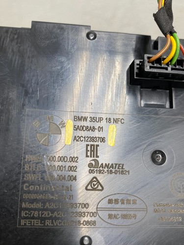 2019 to 2023 BMW 330i OEM Center Console Charge Wireless Charging 5A0D8A8 A2273 - Picture 5 of 6