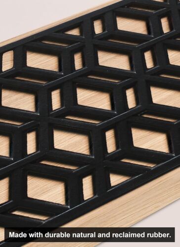 Durable Outdoor Rubber Stair Treads 5-Pack - Weather-Resistant Safety Solution - Picture 8 of 9