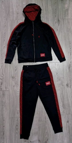 Hugo Boss Conjunto Completo de Chándal Dobbins Sudadera con Capucha Chaqueta Pequeña y Pantalones de Joggers XS - Imagen 3 de 15
