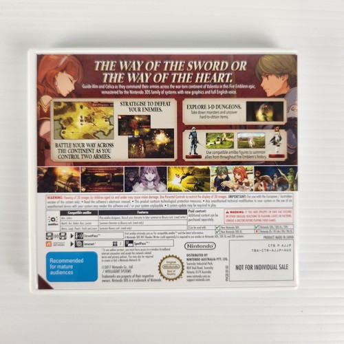 Fire Emblem Echoes Shadows of Valentia Nintendo 3DS 2DS Video Game PAL ENG 🦊 - Picture 2 of 12