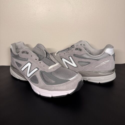 New Balance 990v4 Made in USA Grey Silver U990GR4 Mens US Size 8 - Picture 2 of 6
